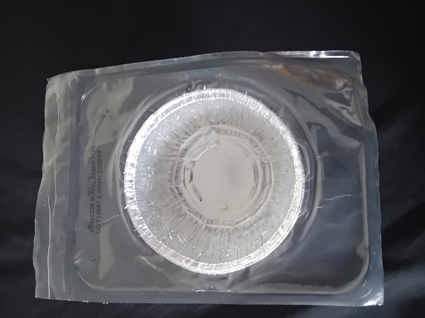 BOWL 230ml FOIL STERILE